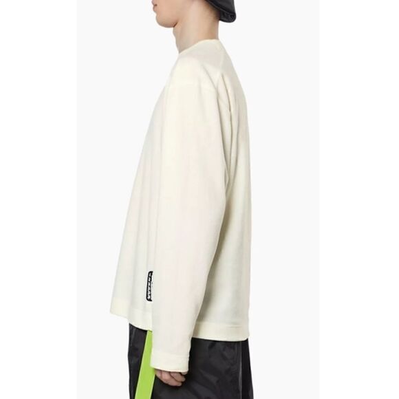 NWTs RAINS Fleece Sweatshirt in Fossil Size Medium - Picture 3 of 11